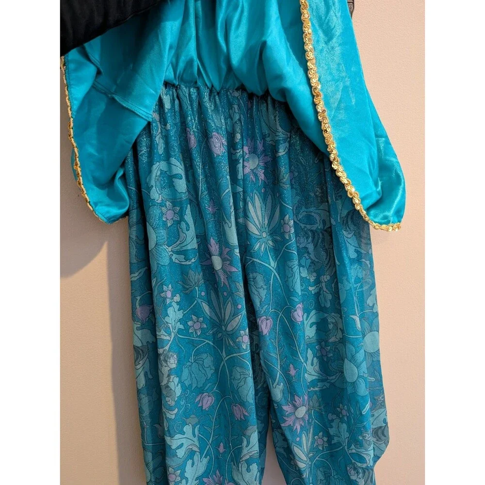 Disney Aladdin Jasmine Costume Pants Parachute Medium 7/8 Halloween Parks Gypsy - Picture 8 of 11